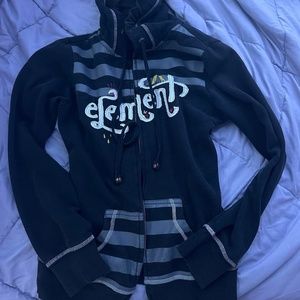 Element • Black Zip Hoodie